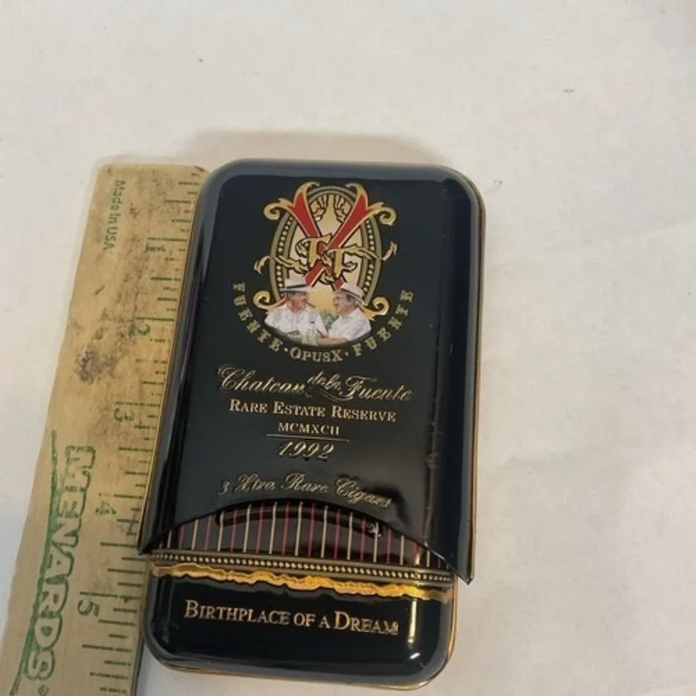 Vintage Arturo Fuente Opus X Robusto Tin 48 Gauge Ring 5
